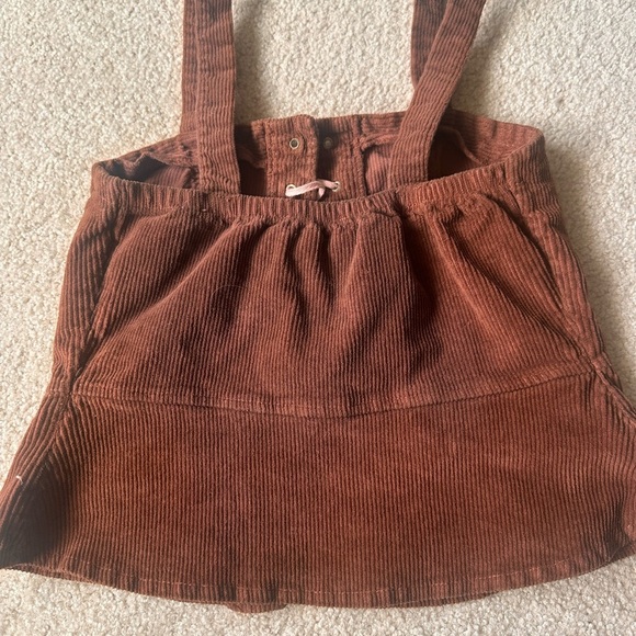 Don’t Ask Why Women’s Brown Corduroy Corset Top - Picture 6 of 6